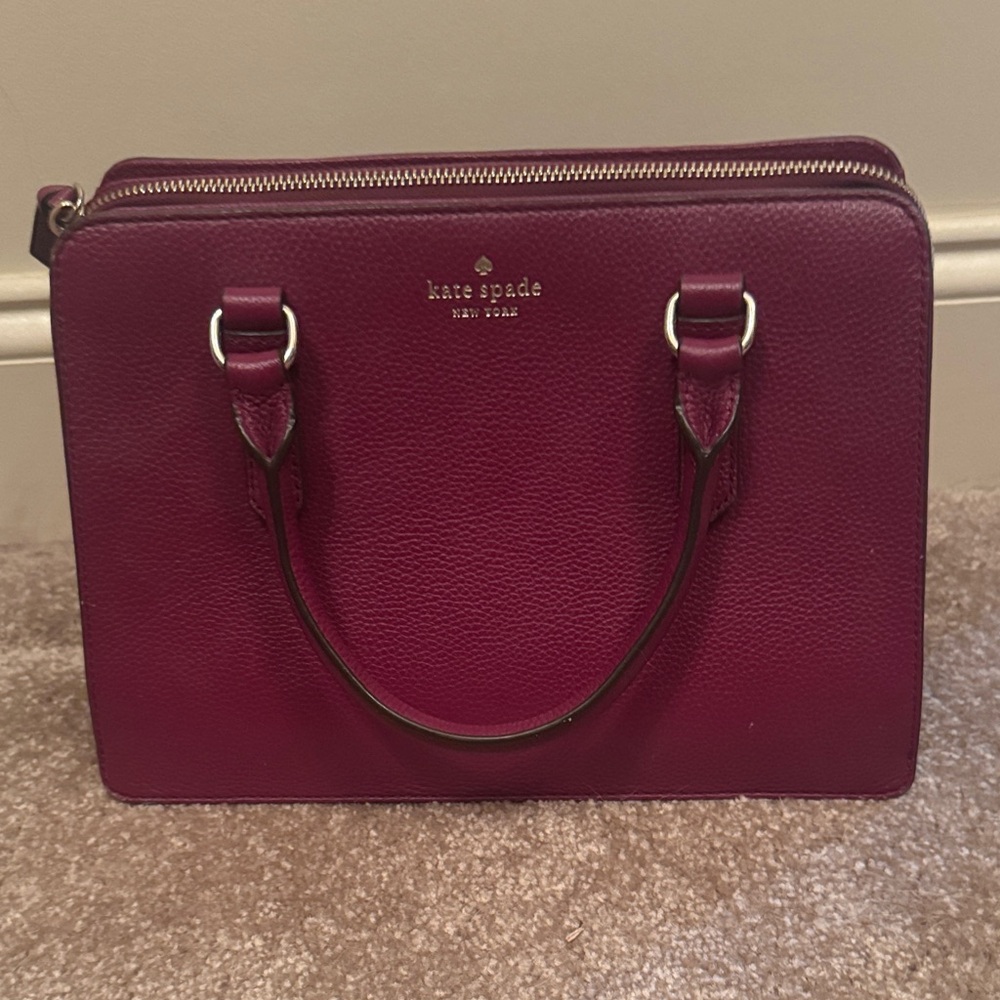 kate spade New York Berry Pebbled Leather Satchel